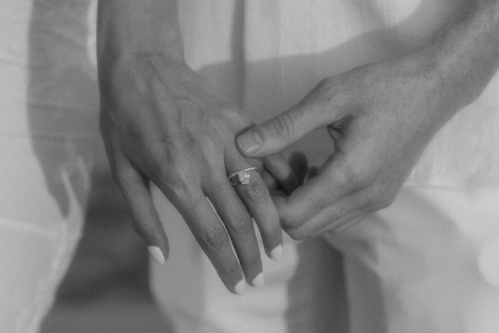 Aulona's unique engagement ring.